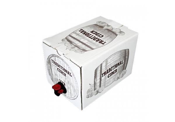 5 LITRE PRINTED CIDER BOX